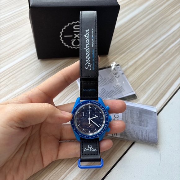 Omega Neptune battery watch - Picture 3 of 9